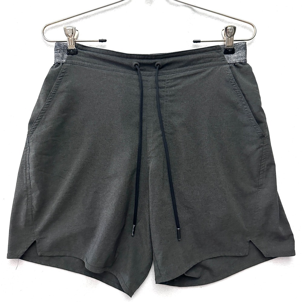 Chubbies Mens Medium 7" Inseam Gray Performance Athletic Shorts Drawstring